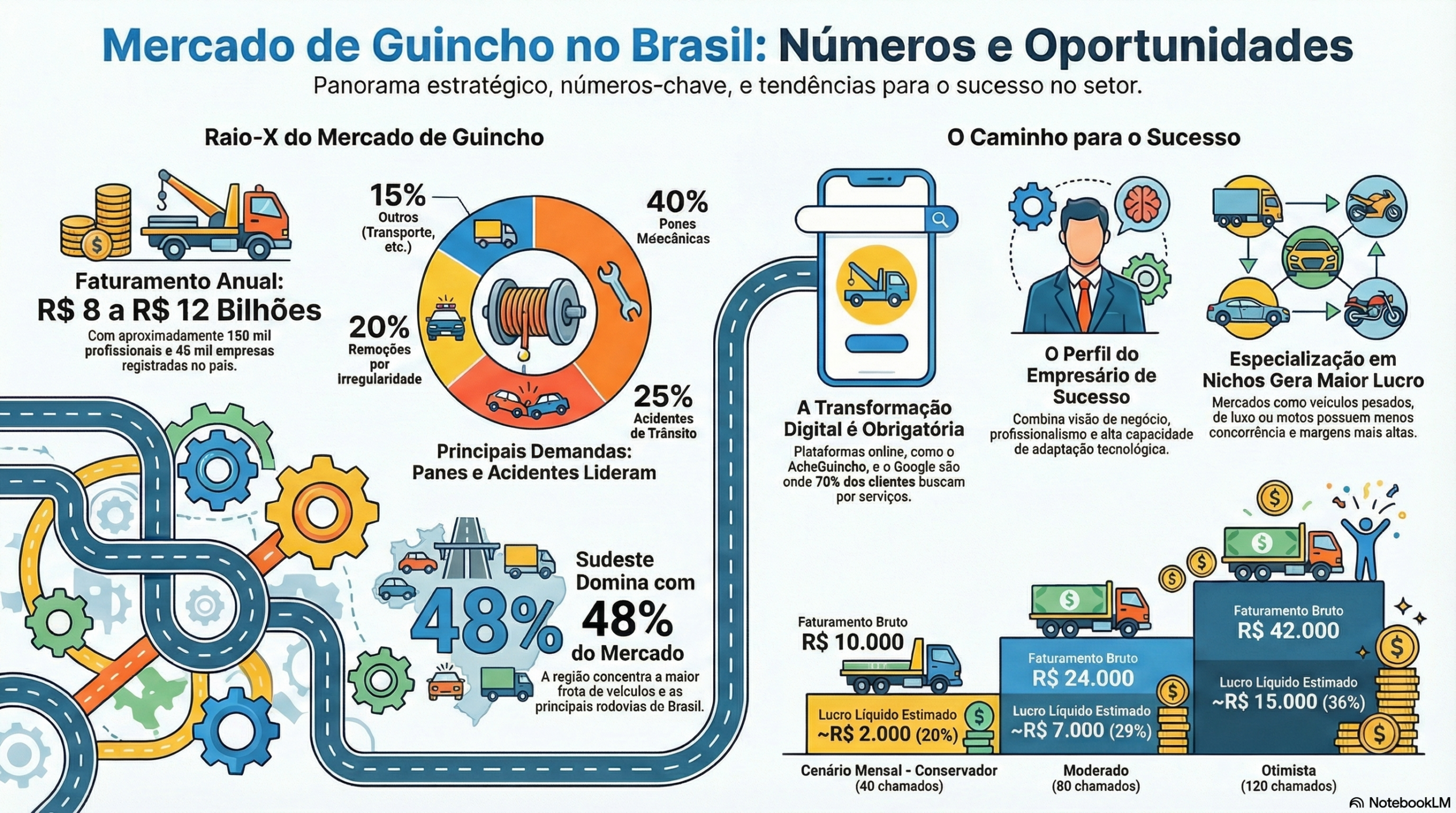 O Mercado de Guincho no Brasil: Números, Oportunidades e Perspectivas 2026