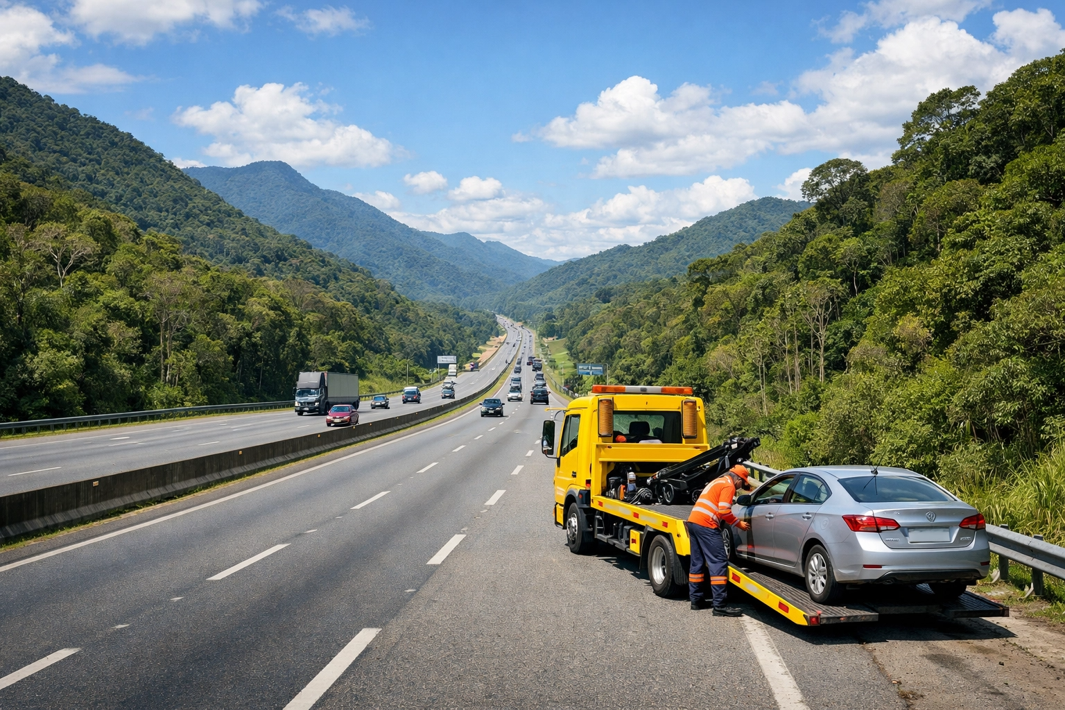 Guincho em Rodovia: Como Acionar o Socorro em Cada Concessionária do Brasil